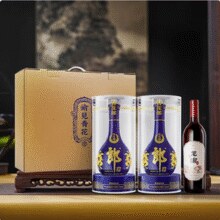 郎酒 青花郎 谕见青花53度酱香白酒500mL*2瓶+张裕龙谕单一园干红750ml￥1434.71 7.1折 比上一次爆料降低 ￥83.7