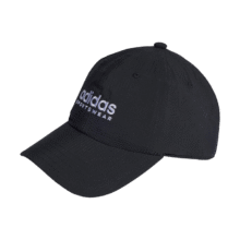adidas舒适可调节运动遮阳软顶棒球帽子 OSFW