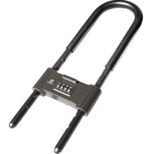 RESET玻璃门锁U型密码锁双开门锁办公室商铺门锁密码挂锁42cm RSTU5