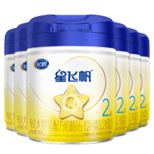飞鹤星飞帆2段 婴儿奶粉 专利OPO水解乳清蛋白 700g 2段 700g 6罐1201元 (券后省390)