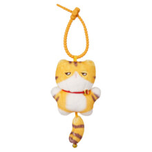 名创优品（MINISO）毛茸茸猫咪书包挂件礼物 糯叽叽元气猫猫毛绒系列-橘猫7.5元（需领券）