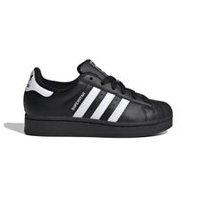 88VIP会员：adidas 阿迪达斯 金标贝壳头运动板鞋（三叶草系列休闲小白鞋男女）FU7712 黑金EF5398券后290.1元