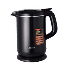 象印（ZO JIRUSHI）电热水壶家用 快速沸腾1300W大功率 1L容量 CK-AWH10C-TM 金属棕
