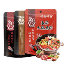 呷哺呷哺 火锅底料150g/袋 麻辣烫香锅 一料多用调味料 牛油150g*3袋
