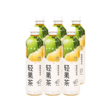 喜茶轻果茶低糖低卡0脂果汁茶饮料（非原箱） 柚柚铁观音450ml*6瓶12.8元（需领券）