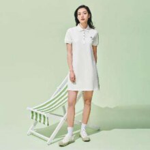 超V会员：PELLIOT 伯希和 弹力抗皱POLO翻领连衣裙女77元包邮