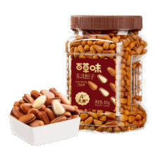 百草味 东北松子 500g 大颗粒罐装36.8元包邮