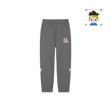 Hush Puppies 暇步士 童装儿童裤子2025秋冬季保暖简约舒适休闲裤子 墨松灰 105 cm券后69元