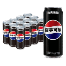 百事 无糖可乐 330ml、12罐