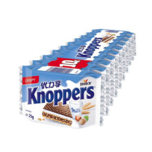 Knoppers优力享威化饼干250g 10枚装8.91元+0.99元金币