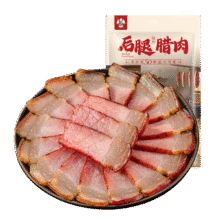 李师娘老腊肉四川特产五花腊肉烟熏腊肉土猪咸肉熟食腊味成都美食下酒菜 招牌腊肉400g(后腿) [2件送板鸭]拍2件叠首购，仅39.6亓！??赠川味酱板鸭260g*1袋，一共到手3袋?顺丰物流，肉质紧实，香气四溢，是家的味道！