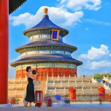 再降价：北京自由行套餐【4晚汉庭酒店连住+全景点门票+接送站】原价1730元 现仅439元