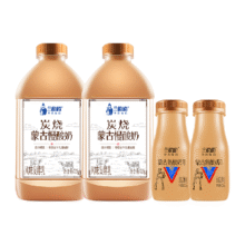 兰格格蒙古炭烧熟酸奶720g*2+210g*2返猫超卡16元后，到手34.11元（合17.05元/件）