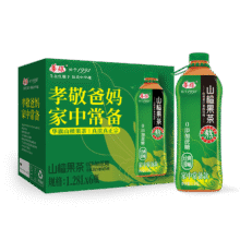 华旗山楂果茶山楂果汁果肉饮料经典原味系列未加蔗糖1.28L*6瓶整箱