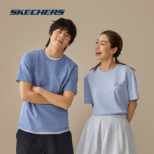 1日10点、88VIP：SKECHERS 斯凯奇 休闲凉感T恤 情侣款48.38元包邮（需用券）