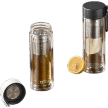 20点：MIJIA 米家 MJBLB01PL 双层带茶隔玻璃杯 400ml 珍珠白40.32元（需凑单）