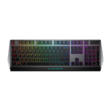外星人（Alienware）AW510K 游戏机械键盘 家用有线键盘 机械矮红轴 高端电竞RGB外设 送男友送女友 黑色