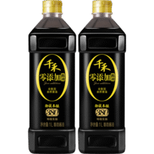千禾酱油0添加生抽380天自然酿造特级酱油 家用零添加炒菜红烧调味料 【囤货装】380天御藏本酿1L*2瓶