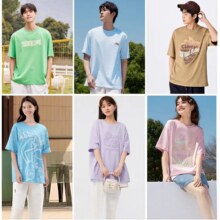 天降礼金：森马 男女情侣款100%纯棉T恤 *2件20.13元/件 共40.25元+3.5元淘金币