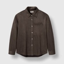 超V：GXG男装 仿麂皮长袖衬衫保暖外套88元