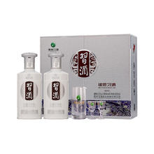 习酒 贵州习酒国产白酒银质礼盒500ml185.2元