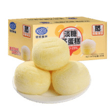 需首购、微信小程序、PLUS会员: 港荣 蒸蛋糕 450g