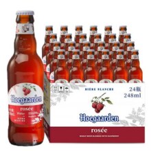福佳玫瑰红比利时精酿果味啤酒248ml*24瓶整箱装10.0°P百威集团125元