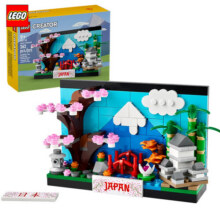 乐高（LEGO）9岁+创意城市明信片益智拼装积木儿童玩具生日礼物 40713日本明信片109元