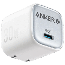 ANKER【国家3C认证】安克冰点快充 苹果16充电器pd30W氮化镓适用iPhone16promax15/14手机type-c插头 白