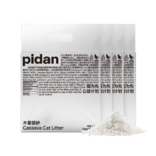 pidan猫砂 100%纯木薯植物砂1.25kg*4包 吸水快结团好皮蛋猫砂36.82元（需领券）