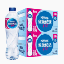 雀巢优活 饮用纯净水 550ml*24瓶*2件