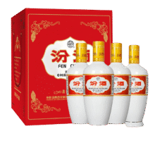 汾酒（酒厂直供）53度 杏花村白酒整箱礼盒出口系列粮食酒 53度 500mL 4瓶 -出口瓷汾227.68元（需领券）