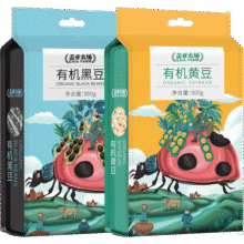 盖亚农场（Gaia Farm） 有机黄豆有机黑豆可打豆浆 有机黄豆 900g*1袋 +有机黑豆900g39.9元