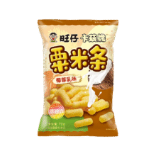 旺旺 旺仔卡兹脆 椰蓉乳味 70g1.9元