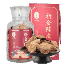 雷允上陈皮十年老陈皮10年大红皮陈皮泡水理气健脾燥湿化痰 10年陈皮250g玻璃大瓶/礼盒290元 (券后省239)