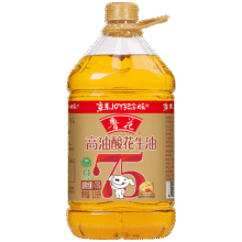 鲁花 食用油 5S压榨 高油酸花生油3.09L 油酸含量大于75%99.89元
