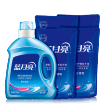 蓝月亮 亮白增艳洗衣液薰衣草香 1.95kg*1瓶+500g*4袋 洁净去污护衣护色45.63元