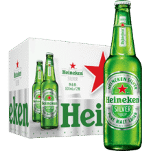 Heineken/喜力 经典黄啤 瓶装啤酒 500ml 12瓶