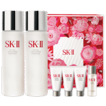 SK-II 神仙水75ml*2精华（赠面膜5片、洗面奶20g×6件、神仙水10ml×2、七夕礼盒）sk2化妆品护肤品套装礼盒*2件2244.46元（需领券，合1122.23元/件）