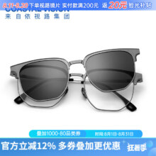 依视路 磁吸眼镜 CVF4128 枪色、镜框+依视路膜致防蓝光现片1.60425元（需领券）