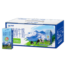 天润新疆纯牛奶180g*10盒 (无添加剂）礼盒装24.9元 (月销1w+)