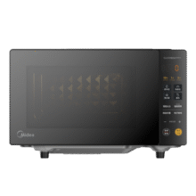 美的（Midea）家用变频微波炉平板式易清洁 800W微波速热 一键智能菜单 钻石背板 微晶面板加热20L（PM20M2）