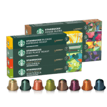 星巴克（Starbucks）胶囊咖啡多口味混享黑咖啡精选8盒80颗共441g适配Nespresso胶囊机