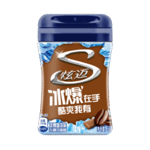 Stride/炫迈 冰爆系列无糖口香糖 糖果 56g 咖啡味 1盒（40粒）8.46元（需领券）