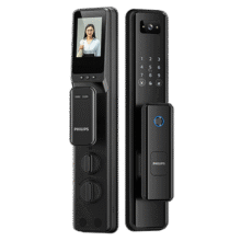 飞利浦（PHILIPS）智能门锁电子密码锁指纹密码锁WIFI智联防盗门锁 301VP黑