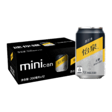 可口可乐（Coca-Cola）怡泉苏打水原味柠檬味汽水0糖0卡气泡水饮料整箱装 可口可乐出品 原味200ml*12罐28.9元