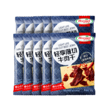 荷美尔（Hormel）风干牛肉干金沙蛋黄肠办公室休闲零食礼盒肉干肉铺节日送礼伴手礼 辣味牛肉干+蛋黄猪肉肠【送礼袋】