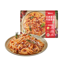 七鲜私厨经典番茄肉酱意面311.1g 家用早晚餐微波即食拌面方便面条