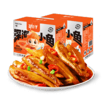 劲仔深海小鱼多种口味小鱼干休闲零食小吃零食大礼包节日礼物 混合口味200g袋装+送2包豆干17.9元 (满35减5,券后省10,月销1000+)