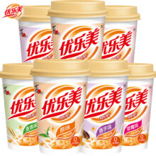 拍7件！优乐美椰果奶茶杯装x7杯18.9元